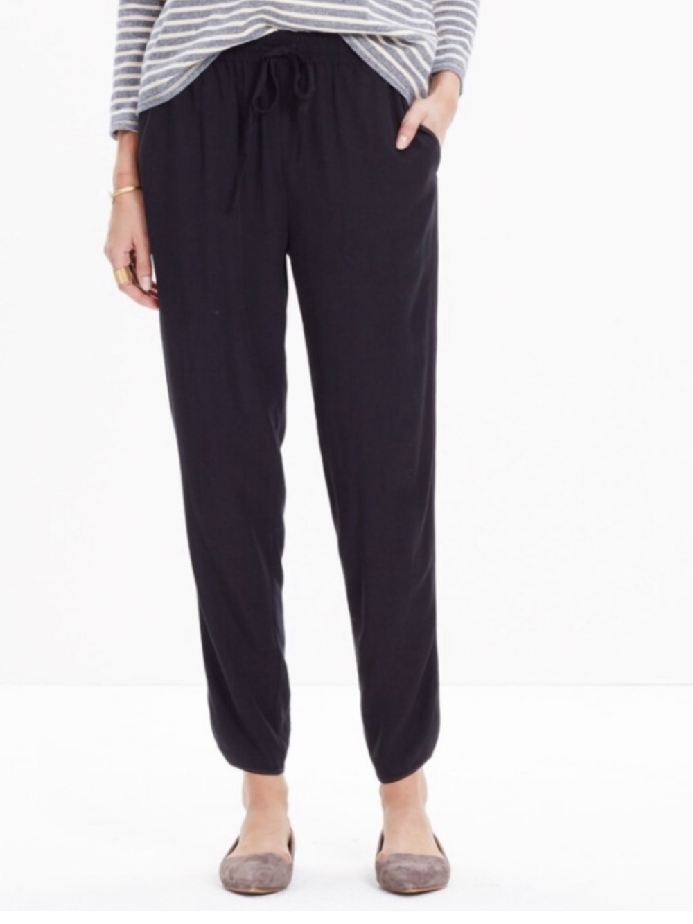 Madewell Drawstring Track Trousers